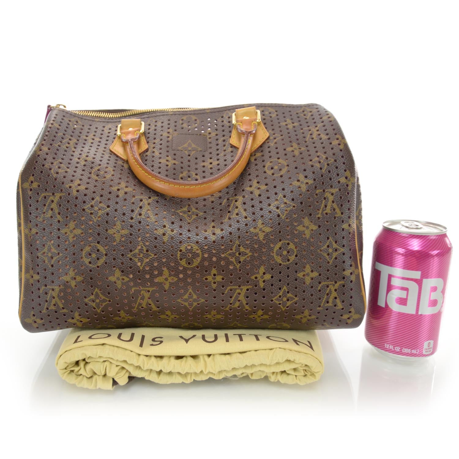Louis Vuitton Monogram Perforated Speedy 30 Fuchsia 2 of 7
