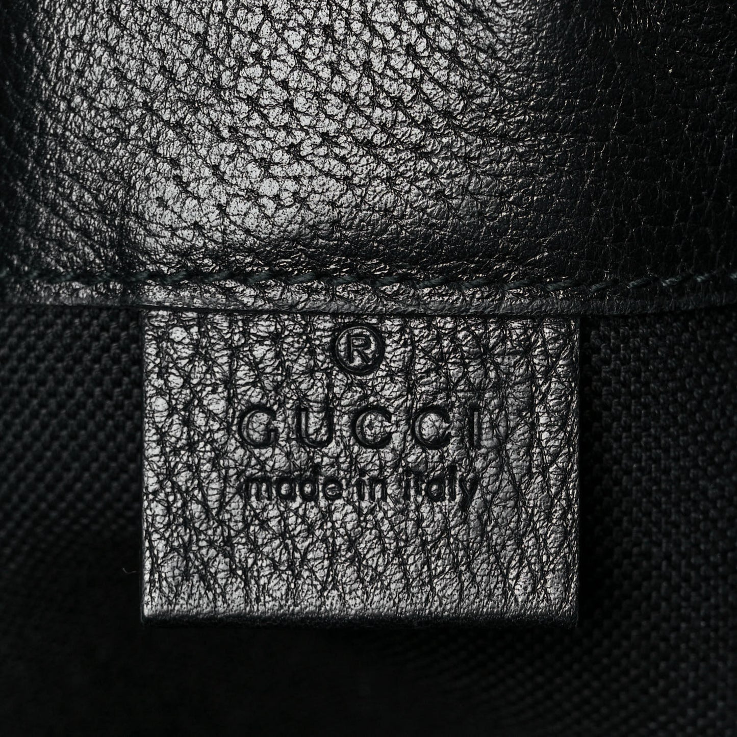 GG Supreme Monogram Psychedelic Bucket Bag Black