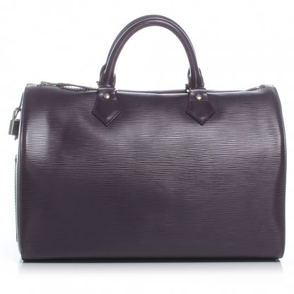Louis Vuitton Epi Speedy 30 Cassis Purple 1 of 7