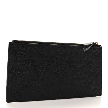 Louis Vuitton Empreinte Felicie Chain Wallet Zippered Insert Black 3 of 5