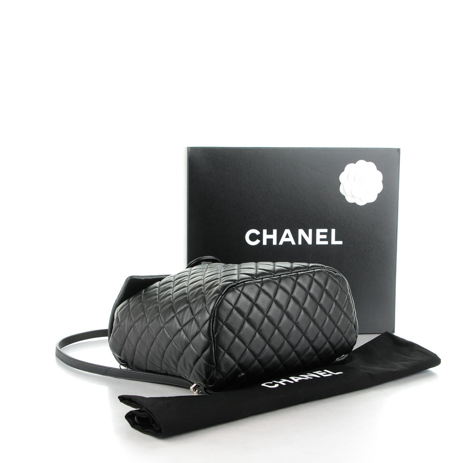Chanel Lambskin Quilted Large Urban Spirit Backpack Black 4 of 8