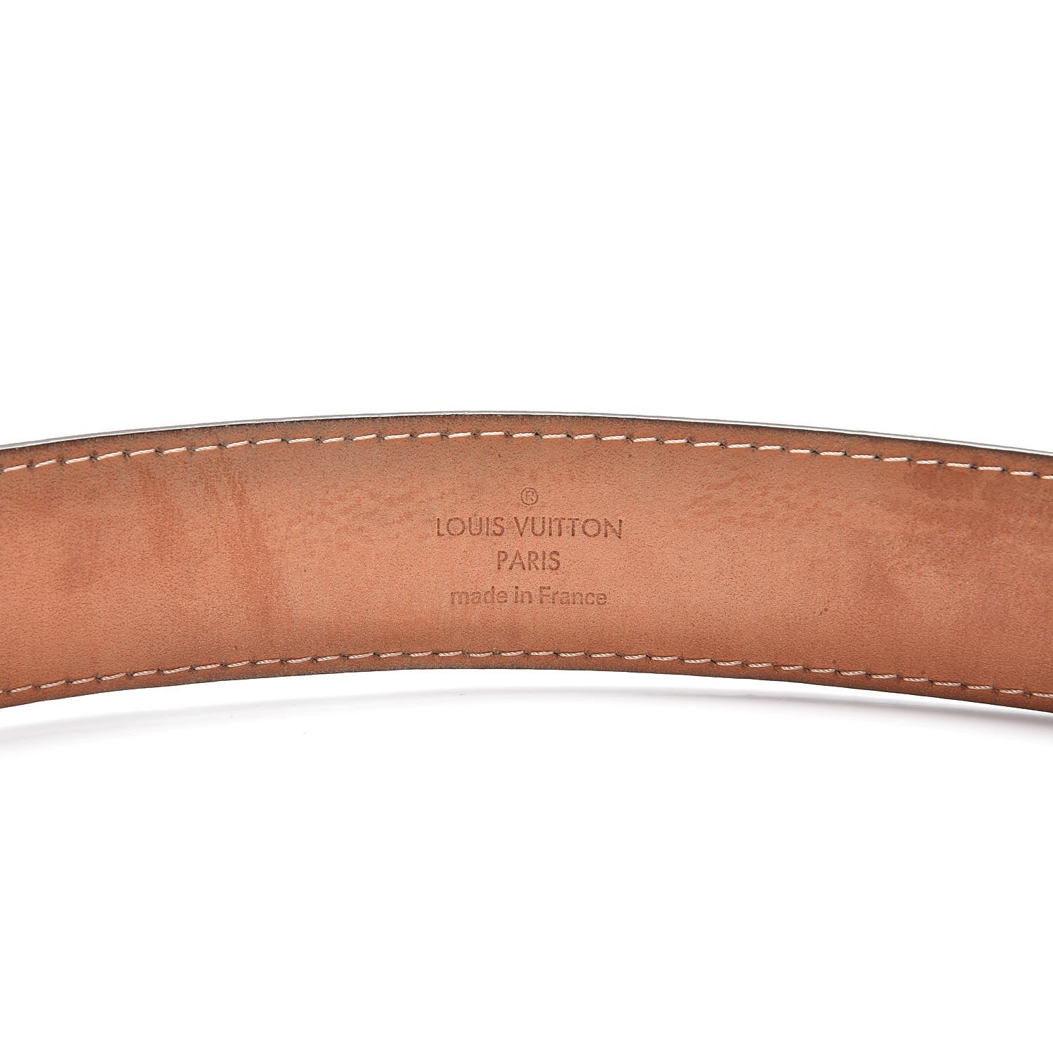 Louis Vuitton Damier Ebene 30mm Ellipse Belt 85 34 6 of 9