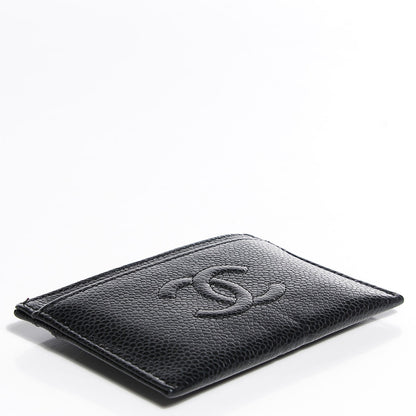 Chanel Caviar Timeless CC Card Holder Black 4 of 8