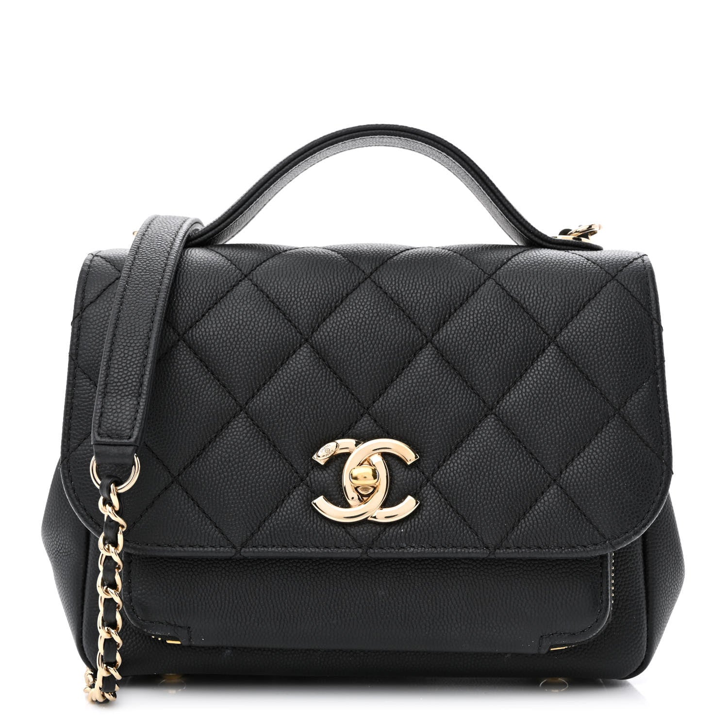 Chanel Caviar Quilted Small Business Affinity Flap Black 1 of 11