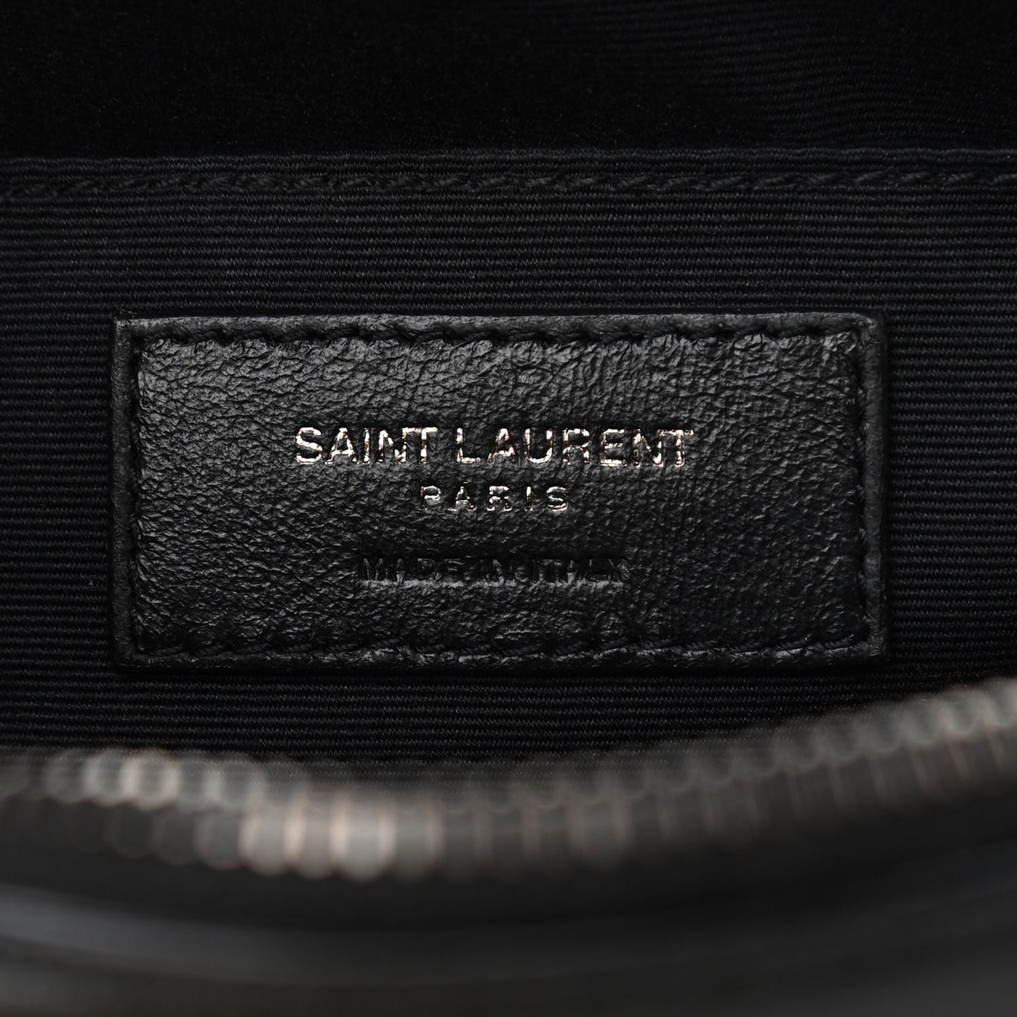 Calfskin Matelasse Monogram Lou Camera Bag Black