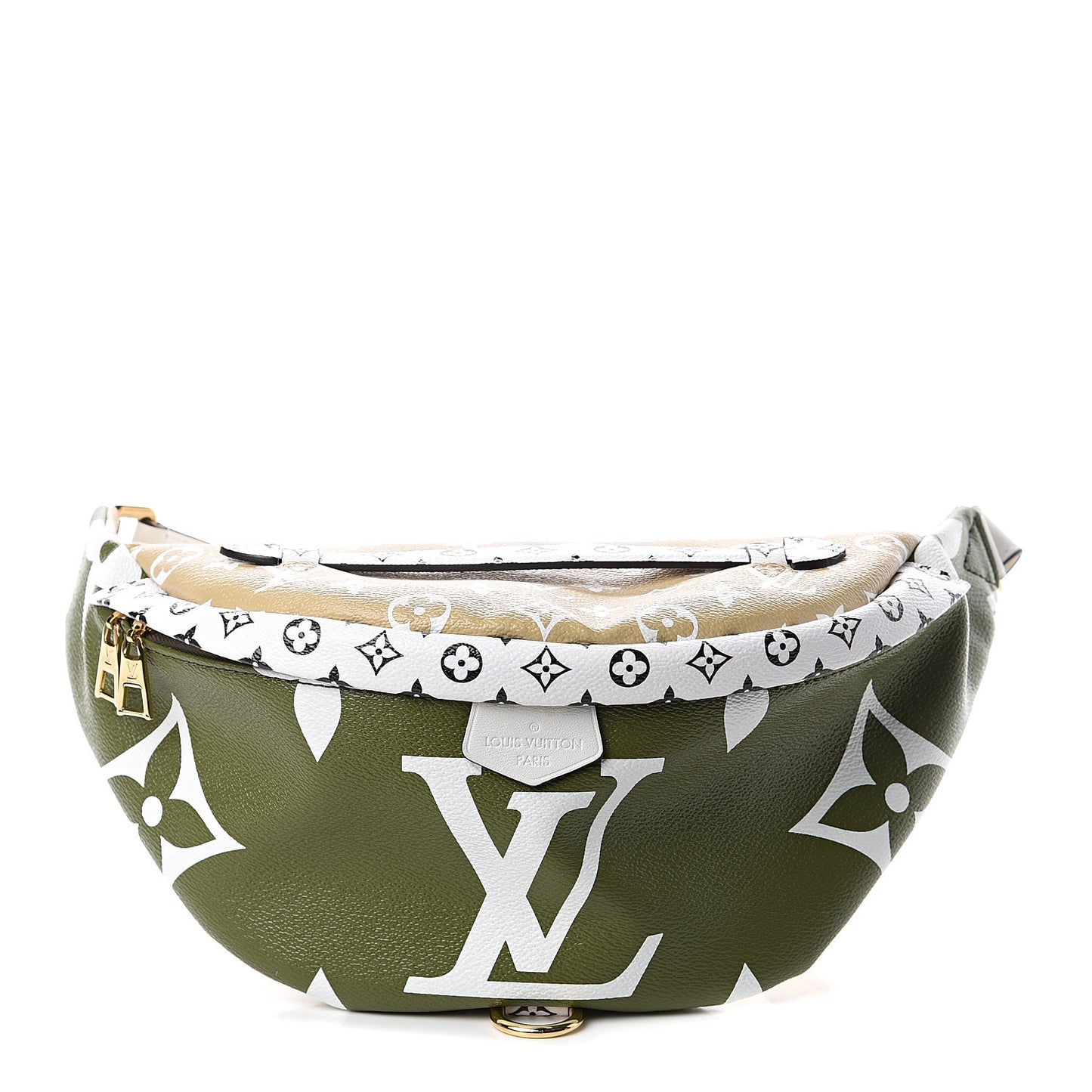 Monogram Giant Bumbag Kaki Beige