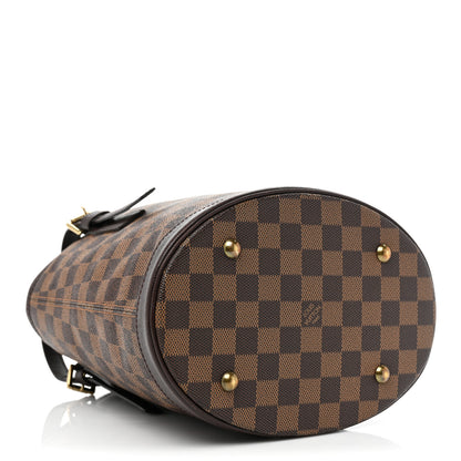 Louis Vuitton Damier Ebene Marais Bucket 23 4 of 10