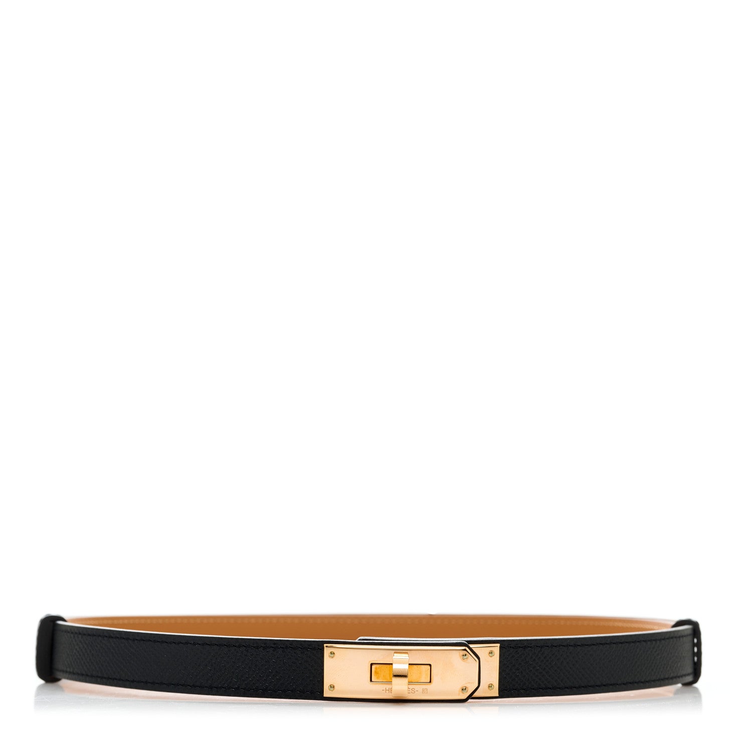 Hermes Epsom Kelly Belt Black 1 of 5