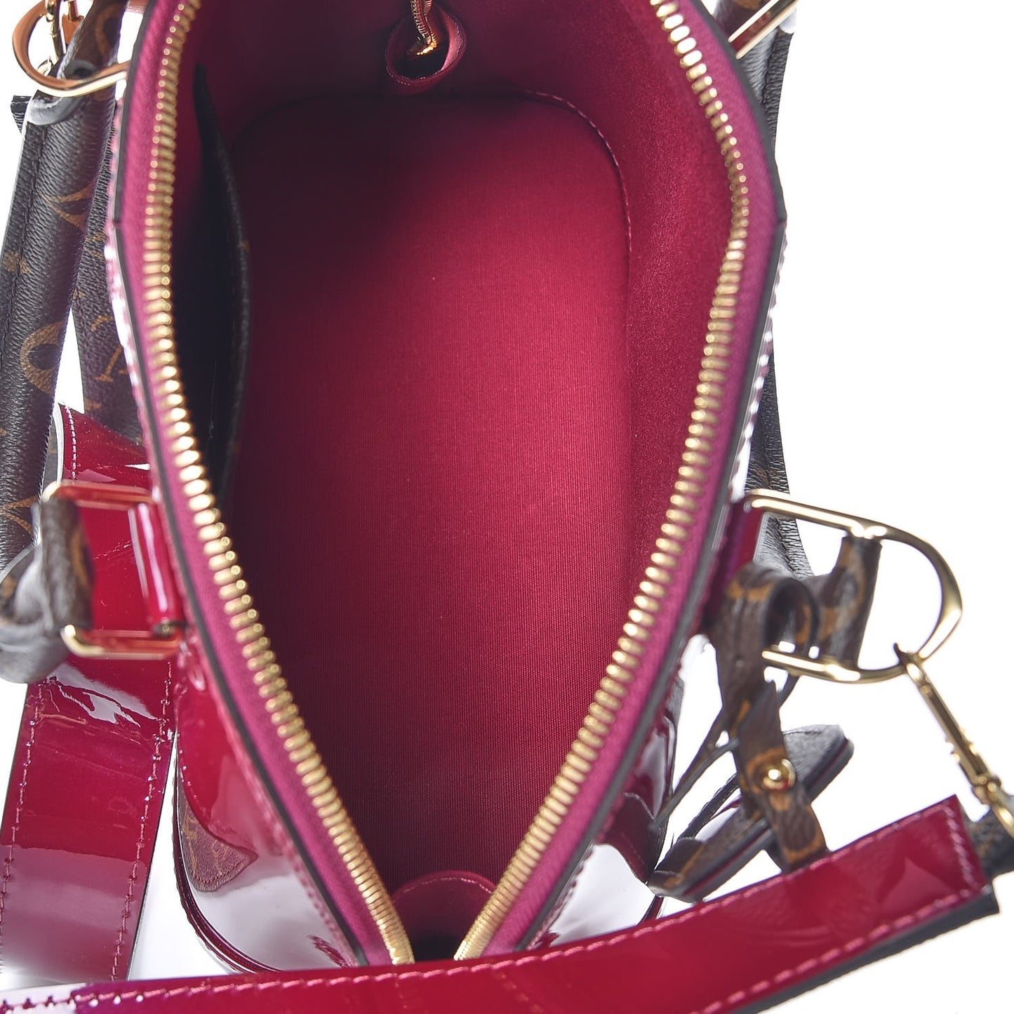 Patent Monogram Alma BB Magenta