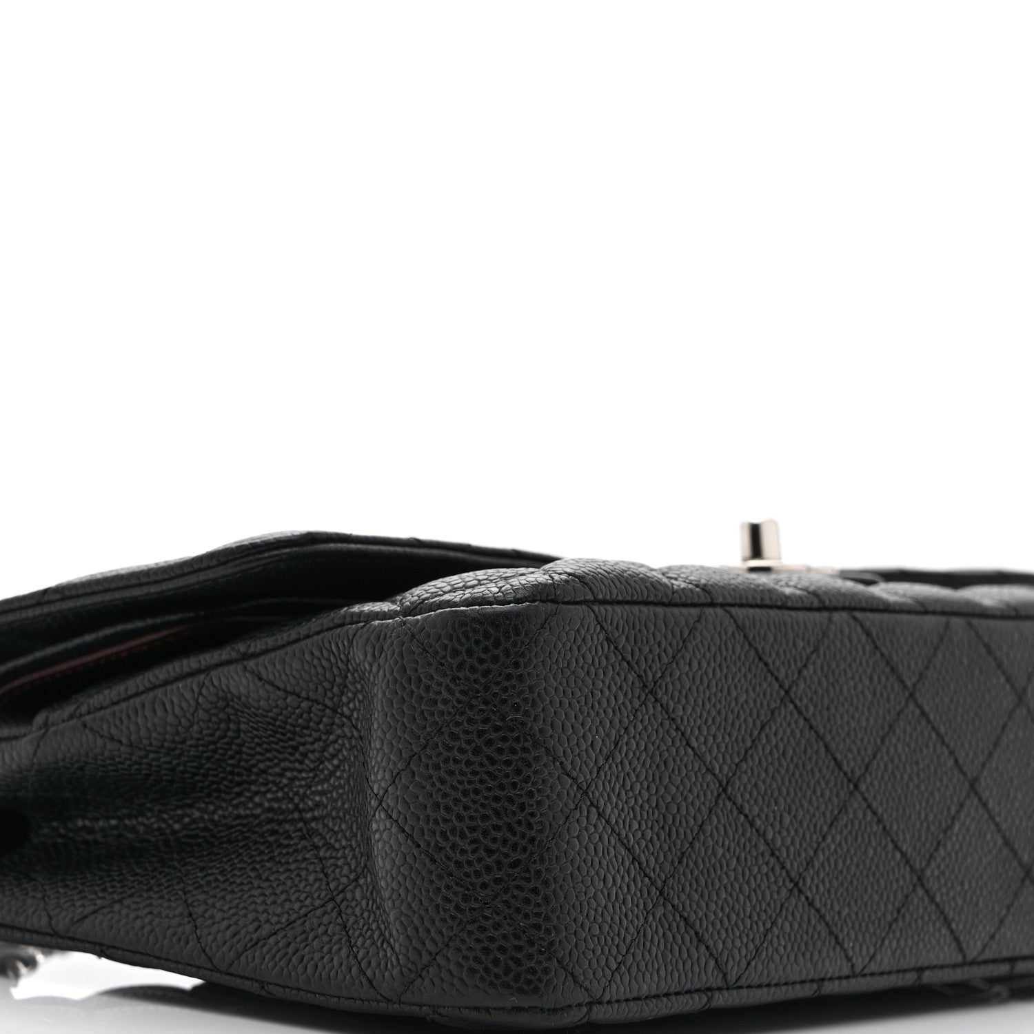 Chanel Caviar Quilted Medium Double Flap Black 9 of 10