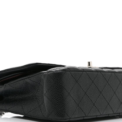 Chanel Caviar Quilted Medium Double Flap Black 9 of 10