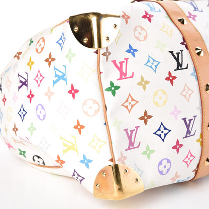Louis Vuitton Monogram Multicolor Keepall 45 White 12 of 24
