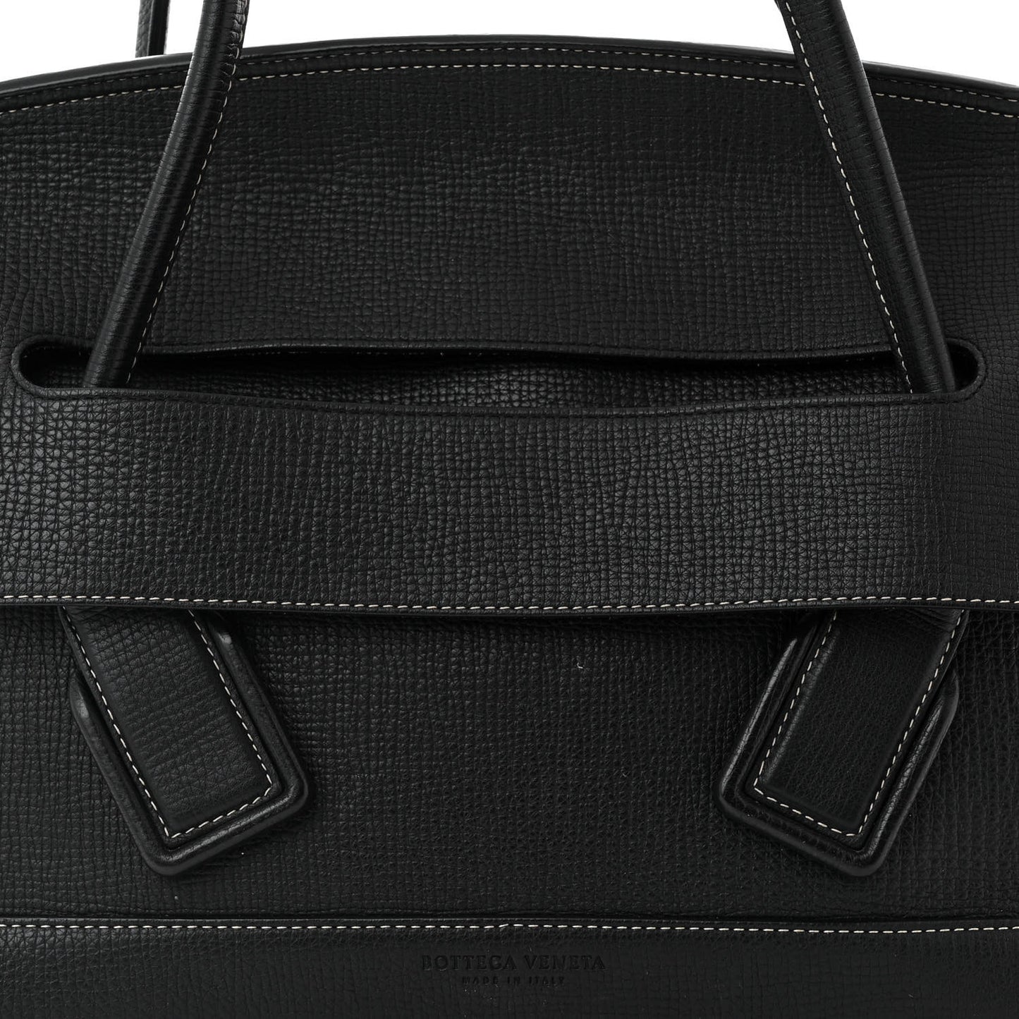 Grainy Calfskin Small Arco Black