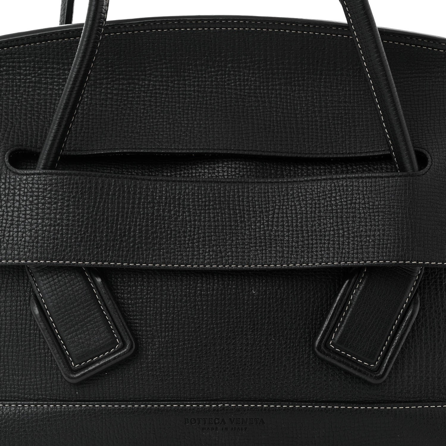 Bottega Veneta Grainy Calfskin Small Arco Black 8 of 11