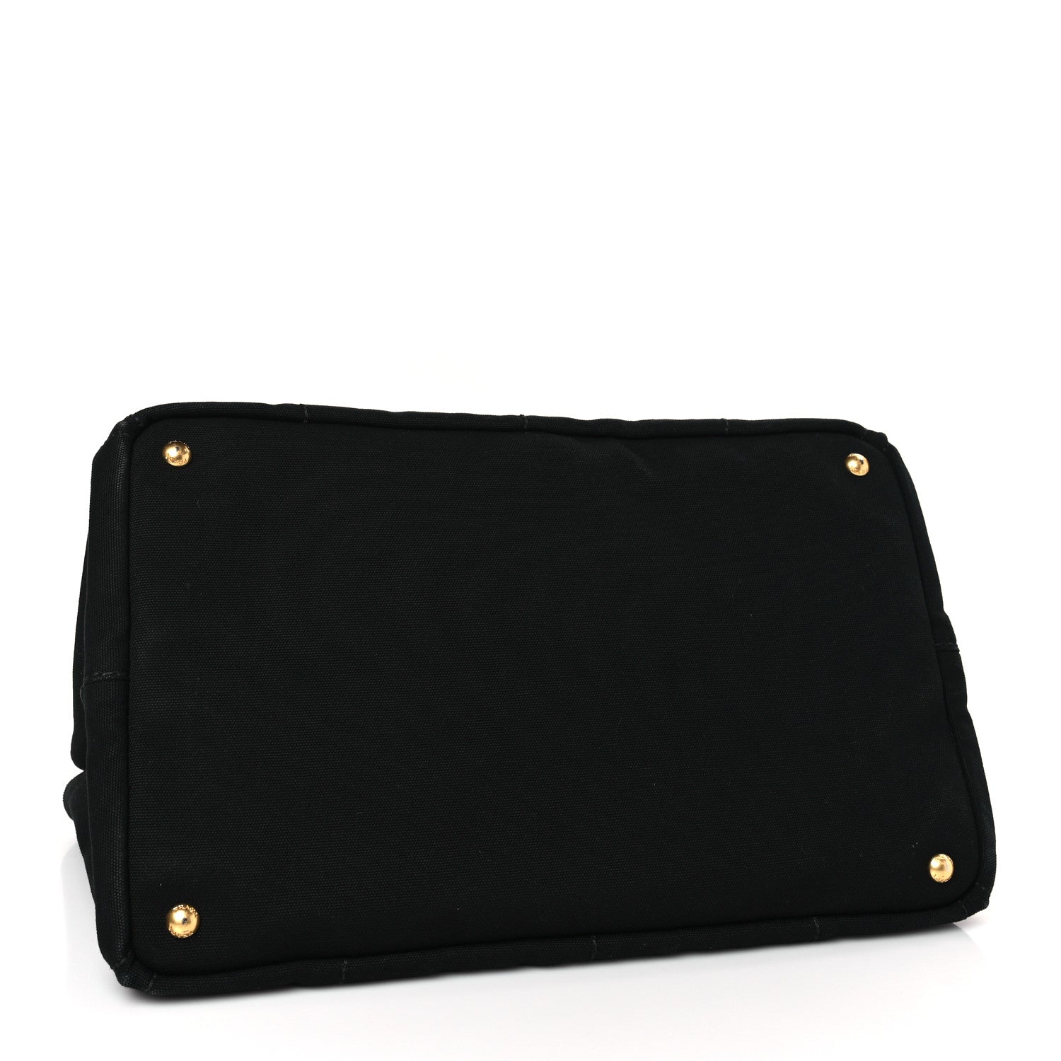 Prada Canvas Large Canapa Logo Tote Black 4 of 9