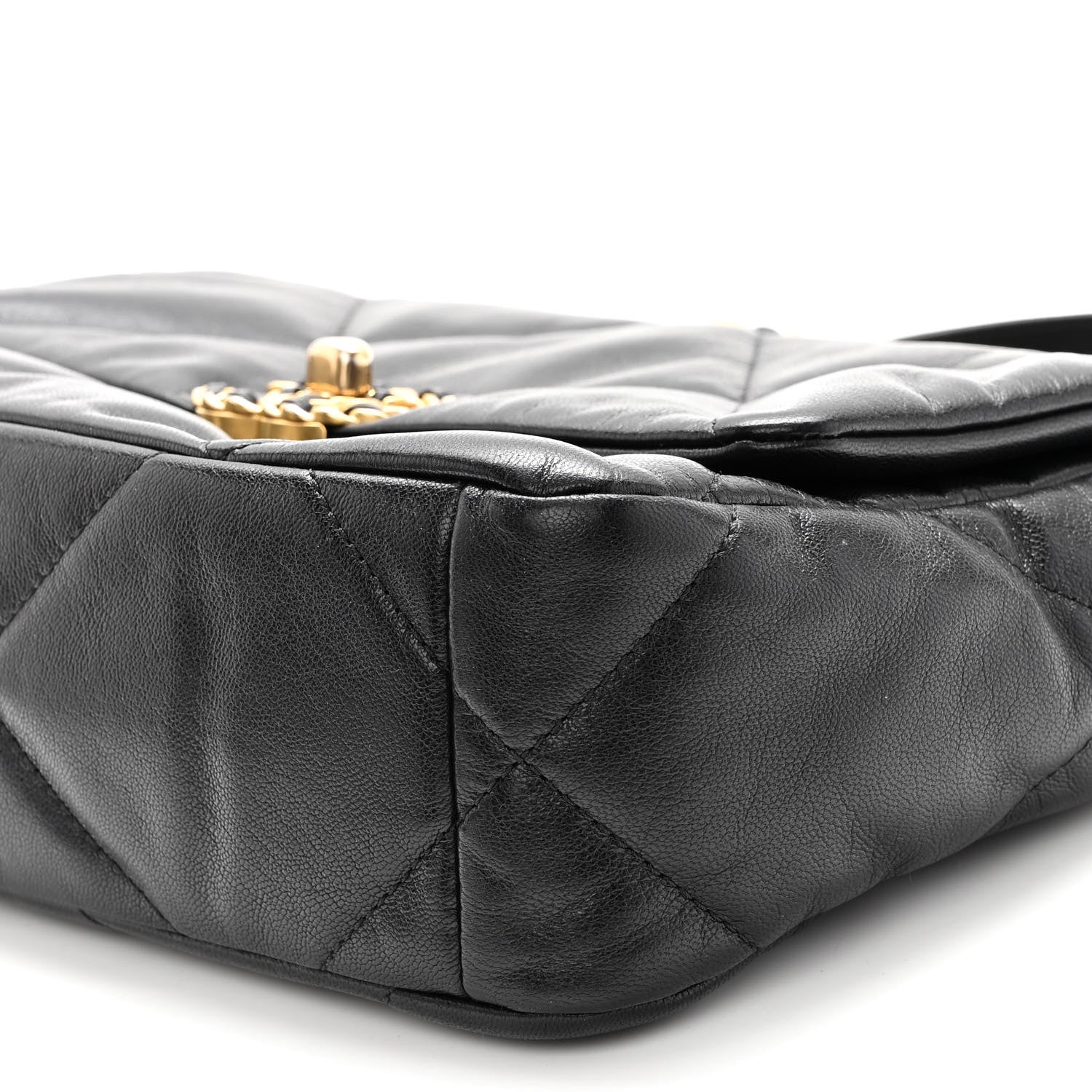 Chanel Lambskin Quilted Medium Chanel 19 Flap Black 9 of 9