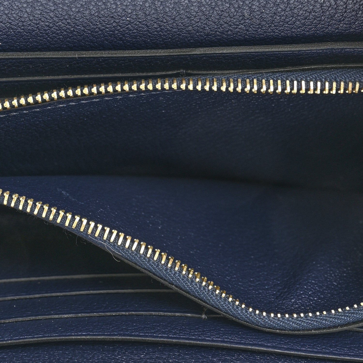 Hermes Ostrich Kelly Longue Wallet Bleu Iris 7 of 14