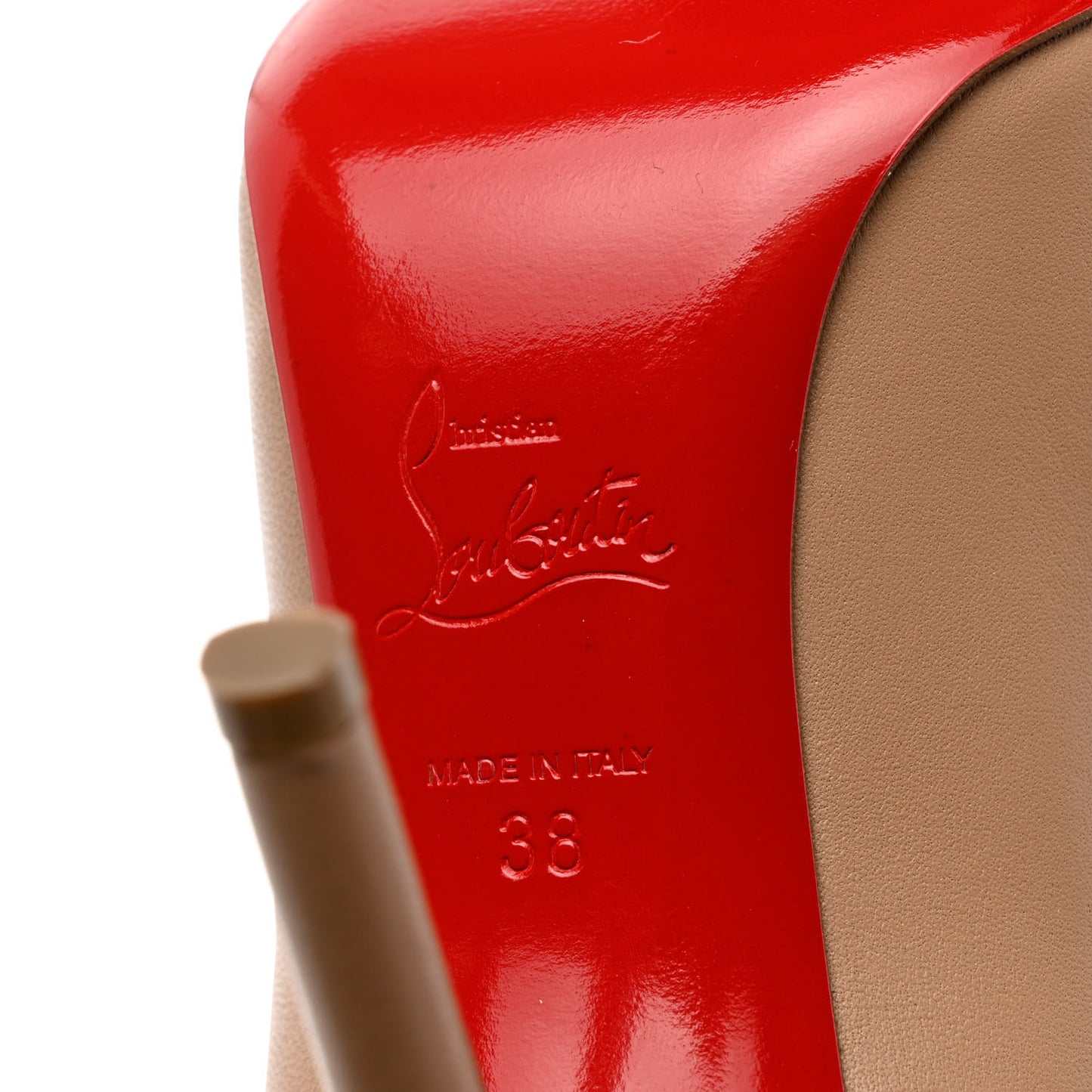 Nappa Apostrophy 100 Pumps 38 Nude
