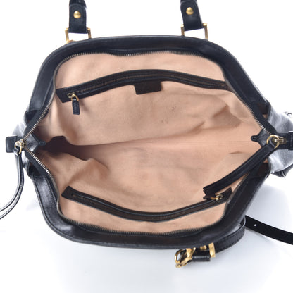 Gucci Calfskin Medium Re(Belle) Top Handle Bag Black 8 of 13