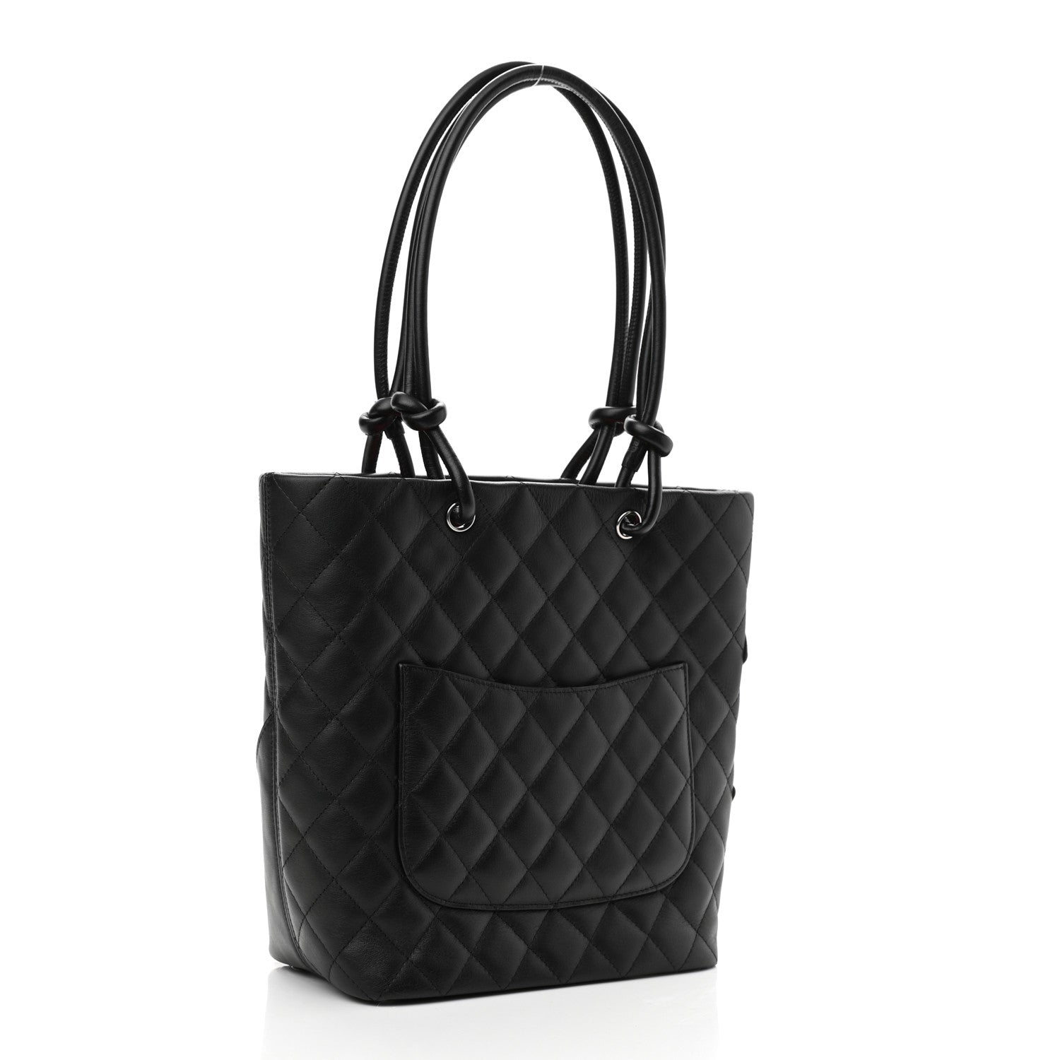 Chanel Calfskin Quilted Medium Cambon Tote Black 3 of 11