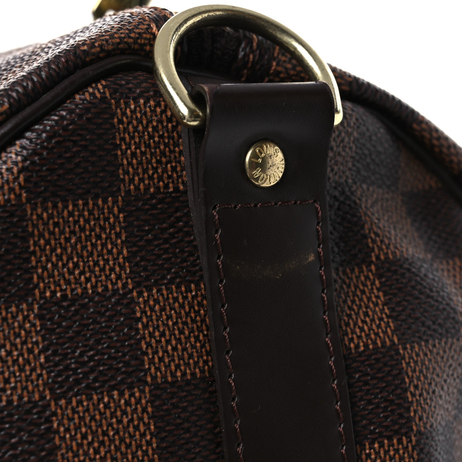Louis Vuitton Damier Ebene Keepall Bandouliere 55 10 of 13
