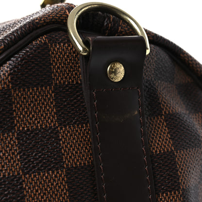 Louis Vuitton Damier Ebene Keepall Bandouliere 55 10 of 13