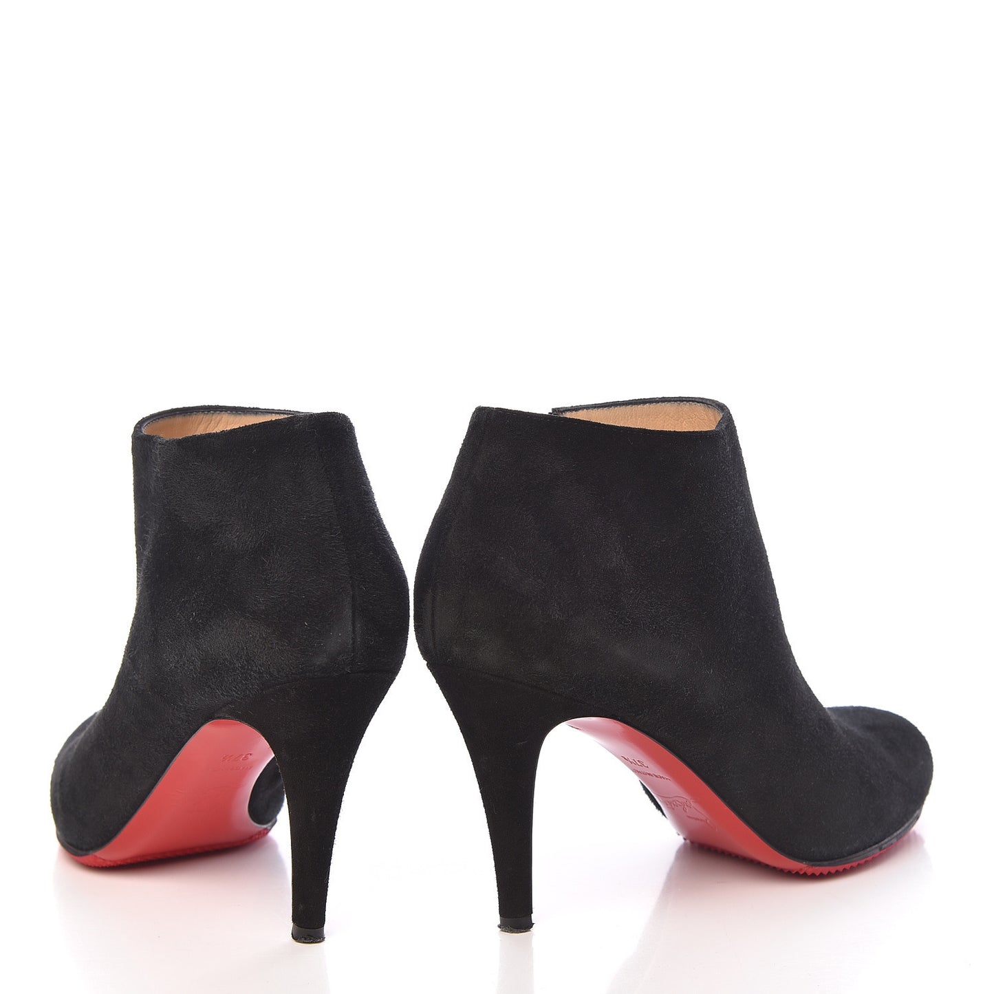 Veau Velours Belle 100 Ankle Boots 37.5 Black