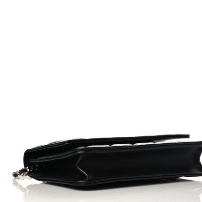 Chanel Lambskin Quilted Wallet On Chain WOC Black 5 of 12