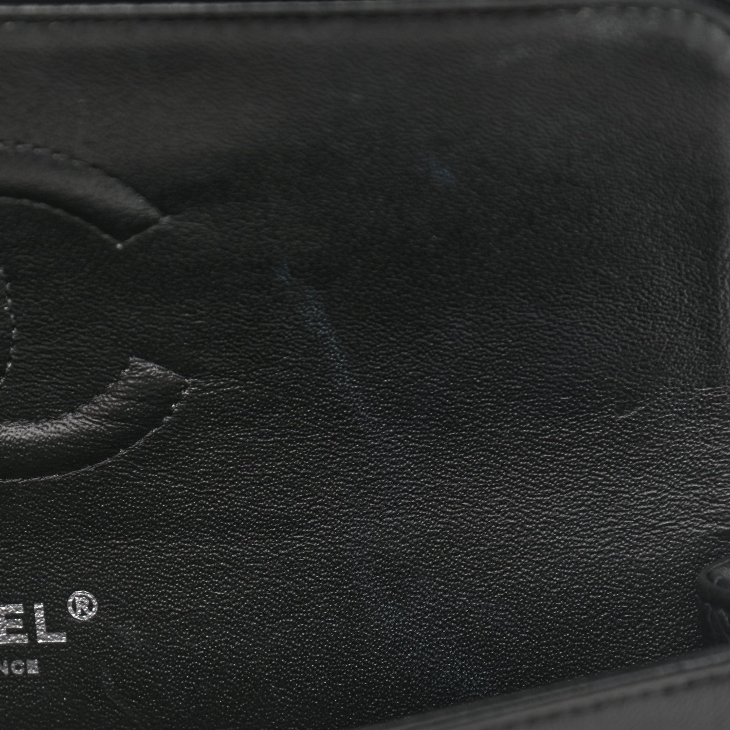 Chanel Lambskin Chevron Quilted Medium Double Flap So Black 10 of 15