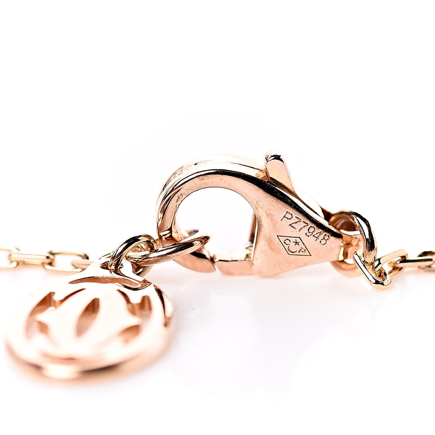 Cartier 18K Pink Gold Pink Sapphire D'Amour Bracelet 5 of 5