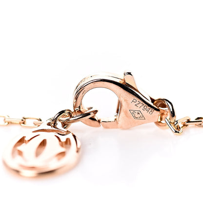 Cartier 18K Pink Gold Pink Sapphire D'Amour Bracelet 5 of 5