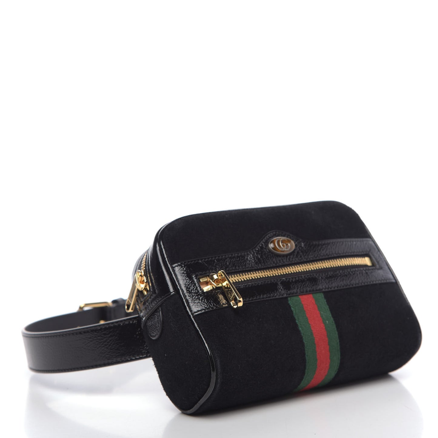 Suede Small Ophidia Belt Bag 85 34 Black
