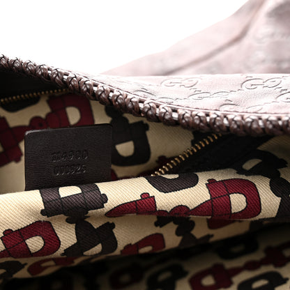 Gucci Guccissima Large Horsebit Chain Hobo Chocolate 7 of 12