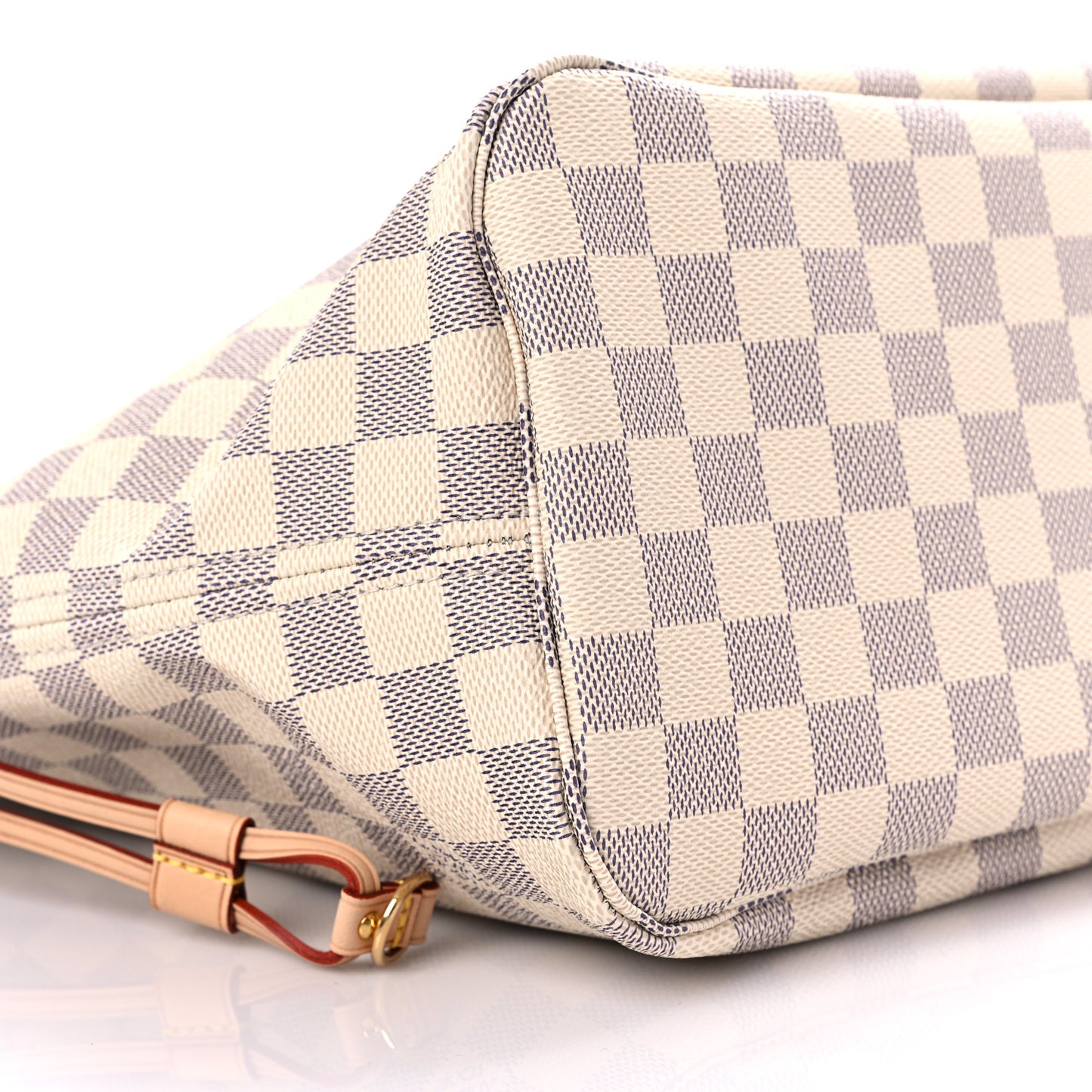 Damier Azur Neo Neverfull MM Rose Ballerine