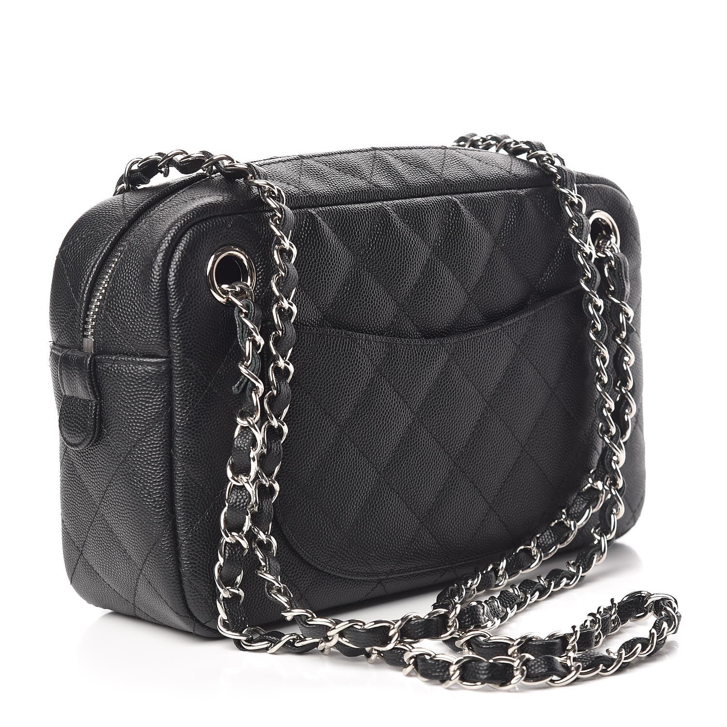 Chanel Caviar Quilted Camera Case Black 3 of 11