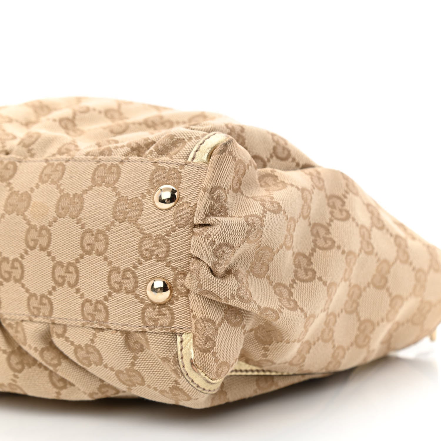 Gucci Metallic Monogram D Gold Tote Gold 10 of 15