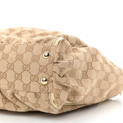 Gucci Metallic Monogram D Gold Tote Gold 10 of 15