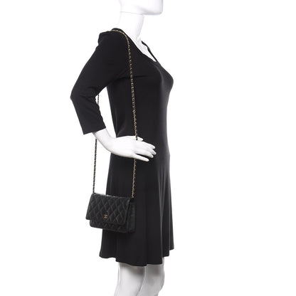 Chanel Caviar Quilted Wallet On Chain WOC Black 2 of 9
