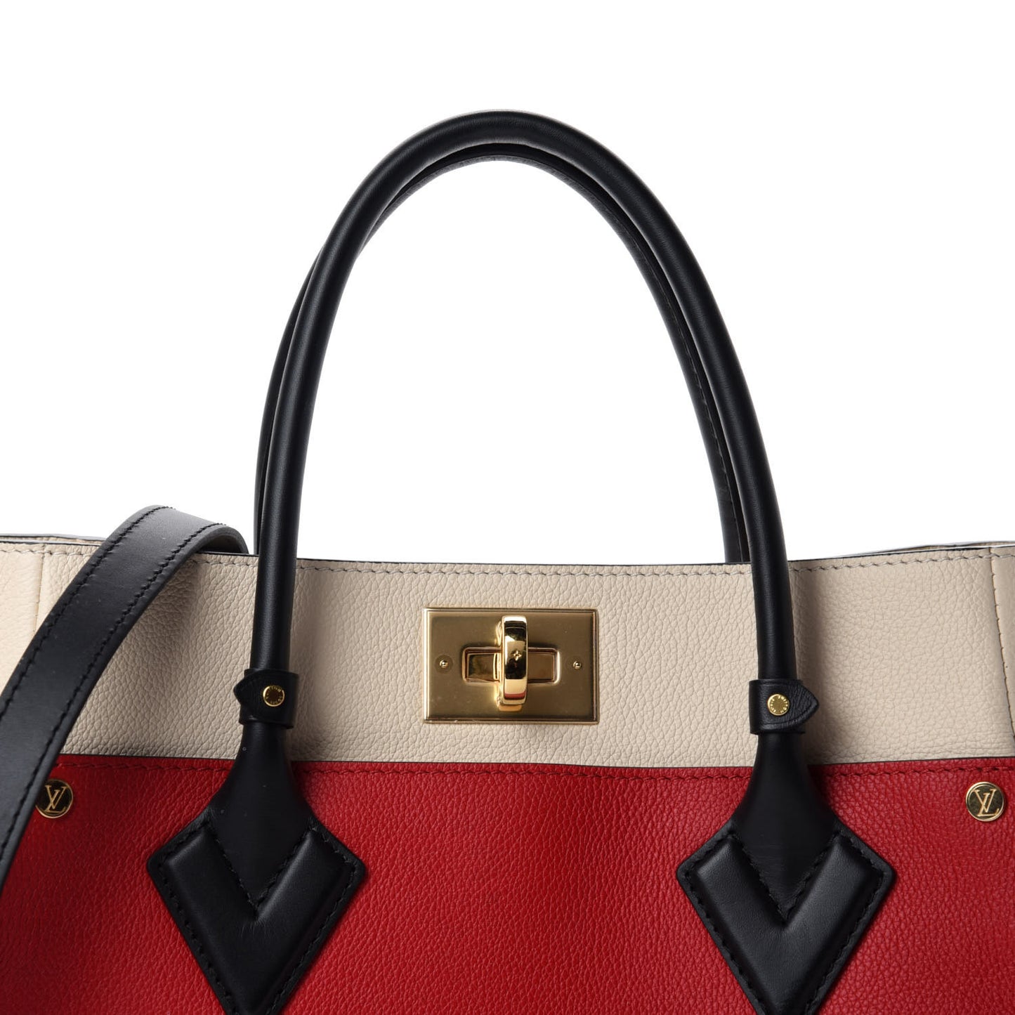 Calfskin Monogram On My Side Pirate Red