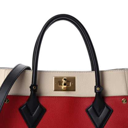 Louis Vuitton Calfskin Monogram On My Side Pirate Red 10 of 10
