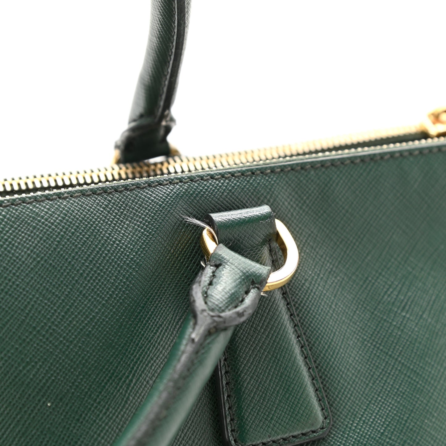 Saffiano Large Galleria Double Zip Tote Militare