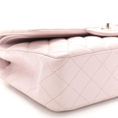 Chanel Lambskin Quilted Medium Double Flap Light Pink 9 of 10
