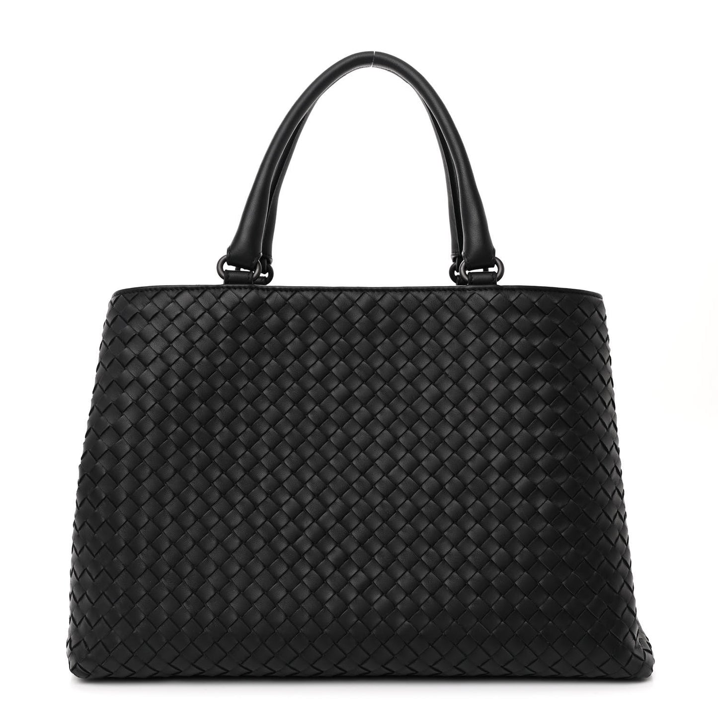 Nappa Intrecciato Milano Tote Black
