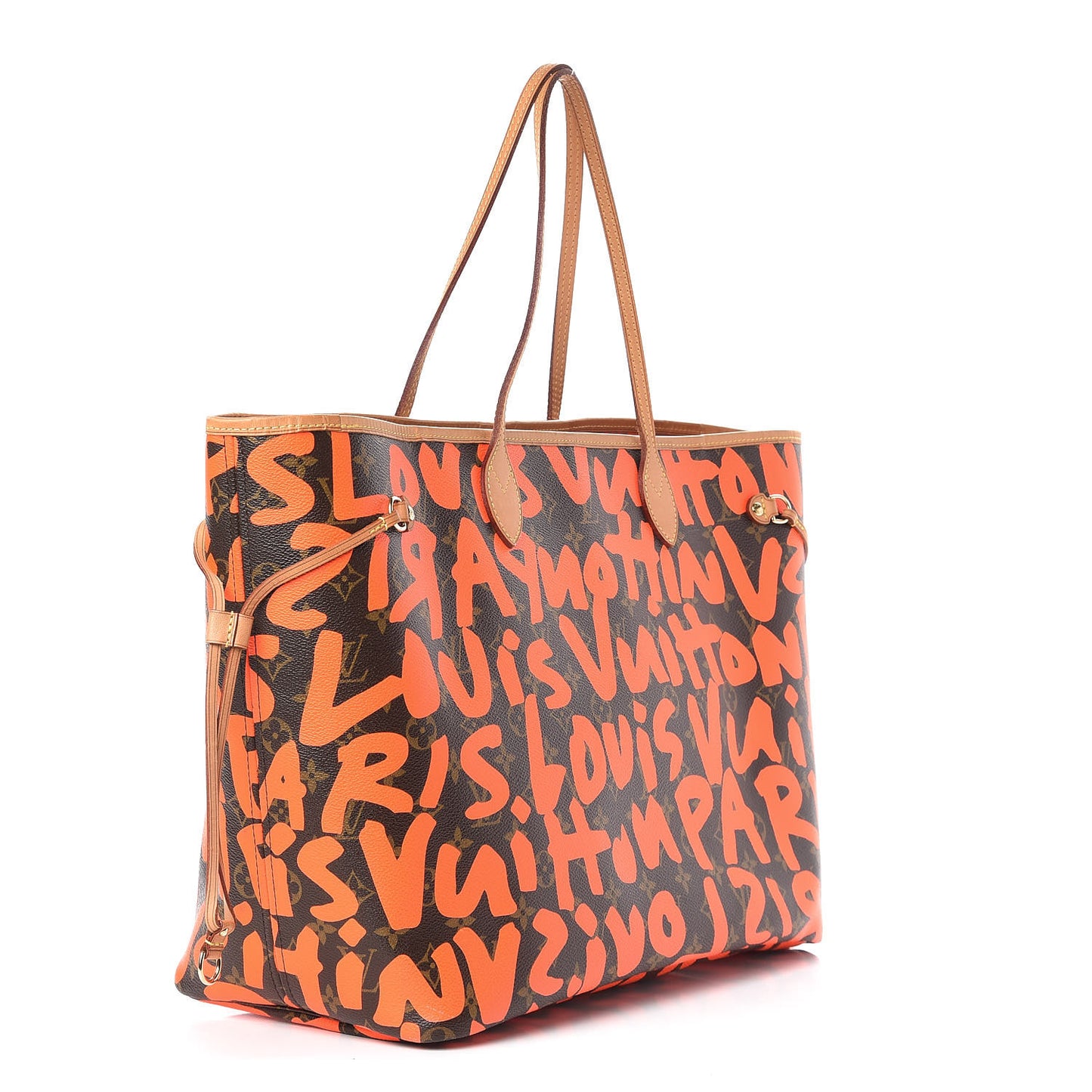 Monogram Graffiti Neverfull GM Orange