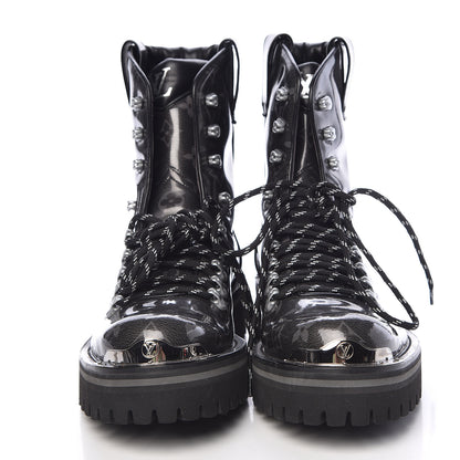 Louis Vuitton Monogram Eclipse Glaze Mens Outland Ankle Boots 8 2 of 8