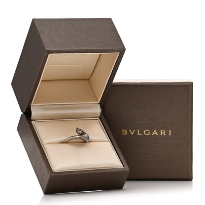 Bulgari 18K White Gold Mother of Pearl Diamond Divas' Dream Ring 54 7 6 of 6