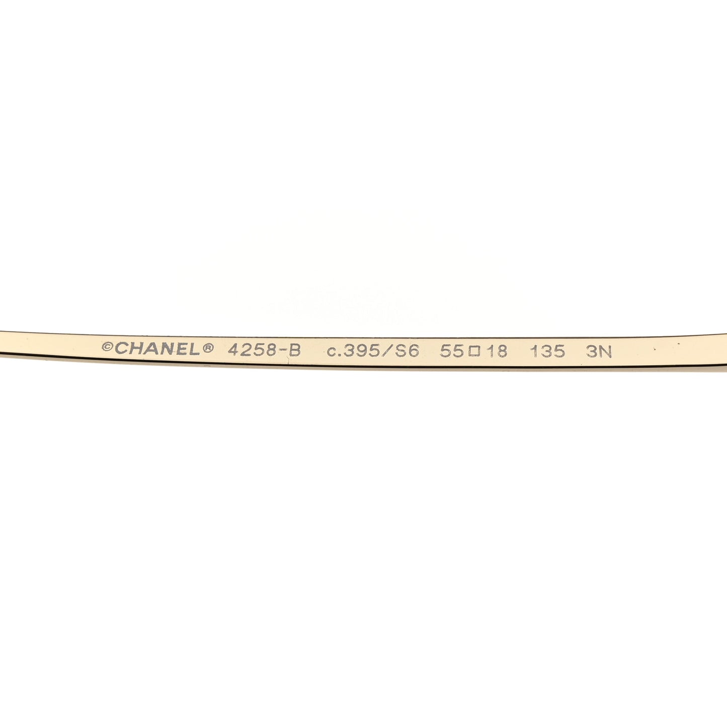 Metal Crystal Sunglasses 4258-B Gold