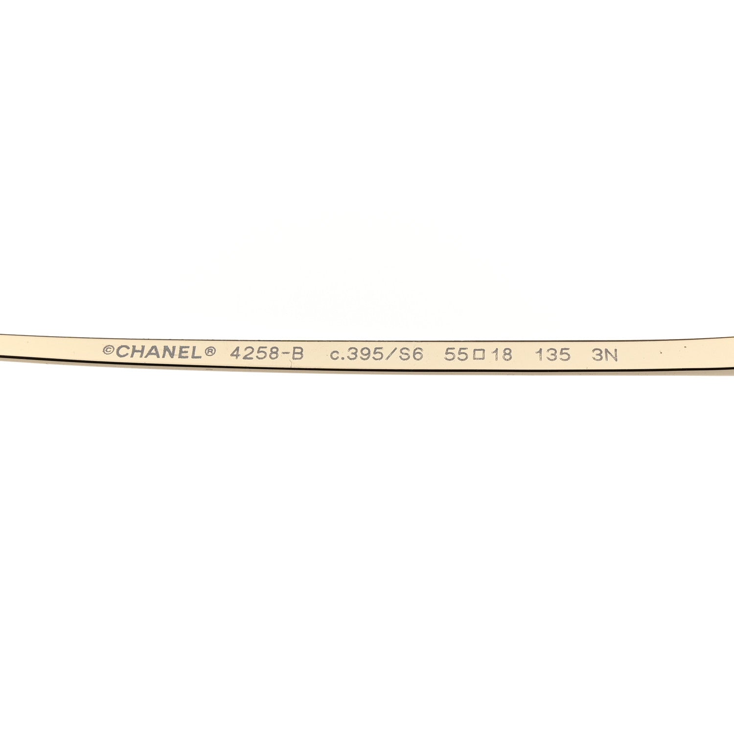 Chanel Metal Crystal Sunglasses 4258-B Gold 5 of 7