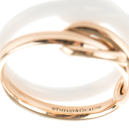 Tiffany 18K Rose Gold Infinity Ring 5 4 of 5