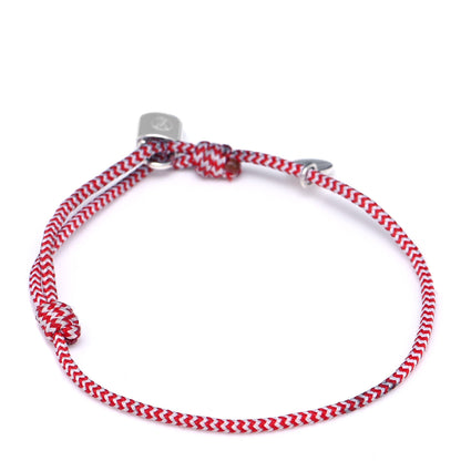 Louis Vuitton X UNICEF Sterling Silver Lockit Bracelet Red White 3 of 5